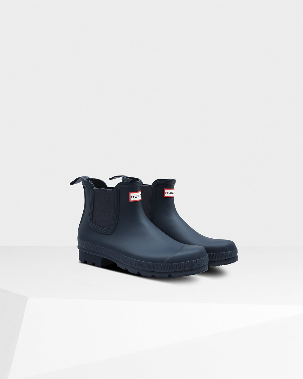 Chelsea Boots Heren - Hunter Original - Donker Blauw - 54VPJTYGR